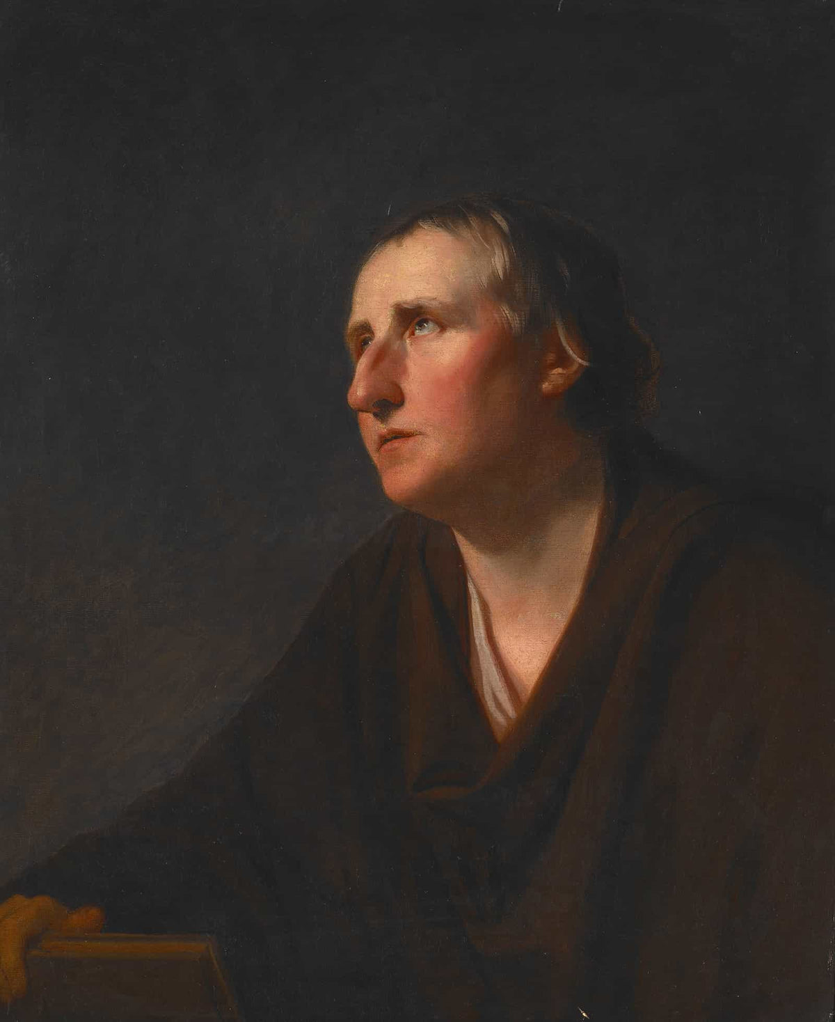 Portrait Of Rev Richard Stables by George Romney