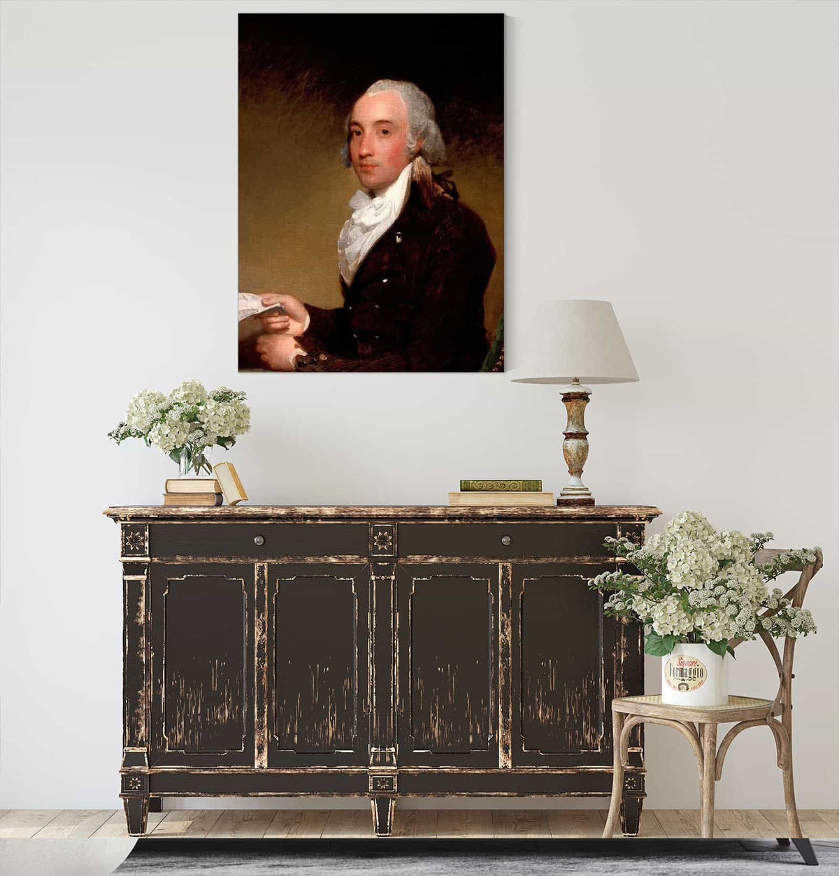 Portrait Of Richard Barrington Later Fourth Viscount Barrington by Gilbert Stuart