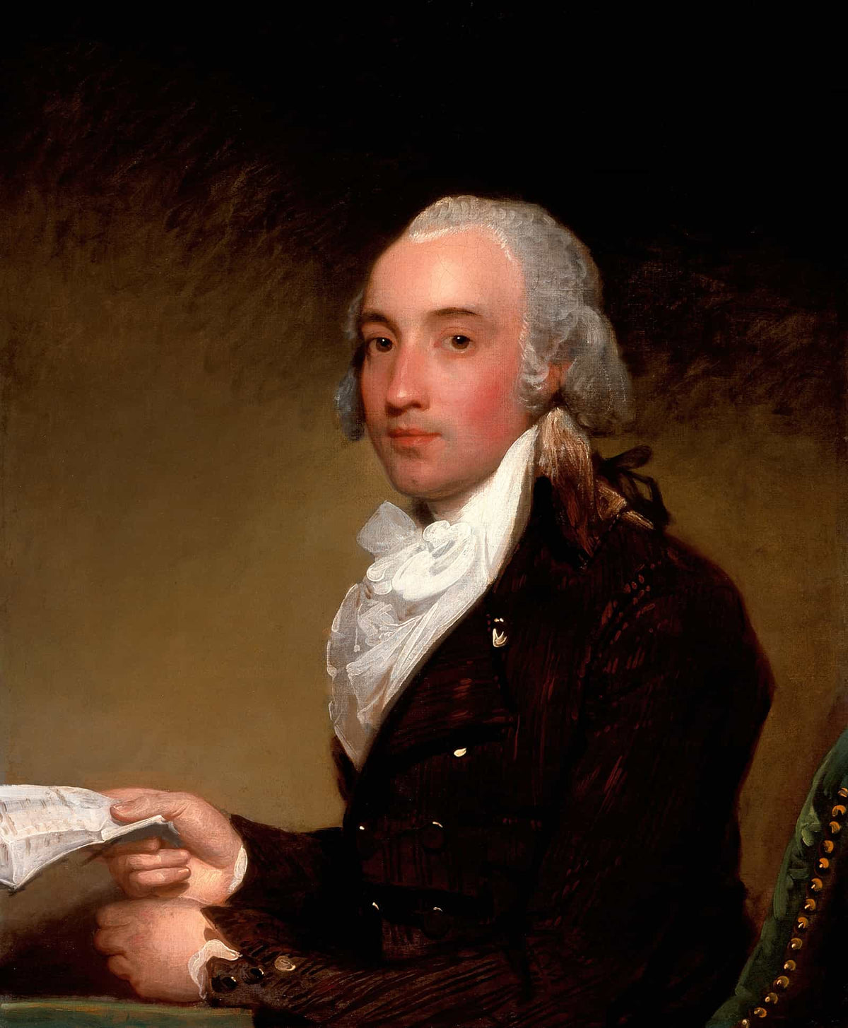 Portrait Of Richard Barrington Later Fourth Viscount Barrington by Gilbert Stuart