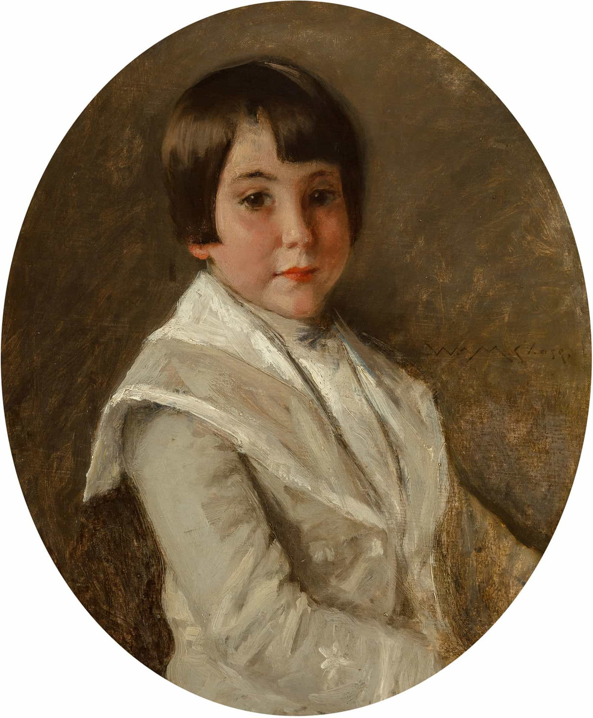 Portrait Of Roland Dana Chase by William Merritt Chase