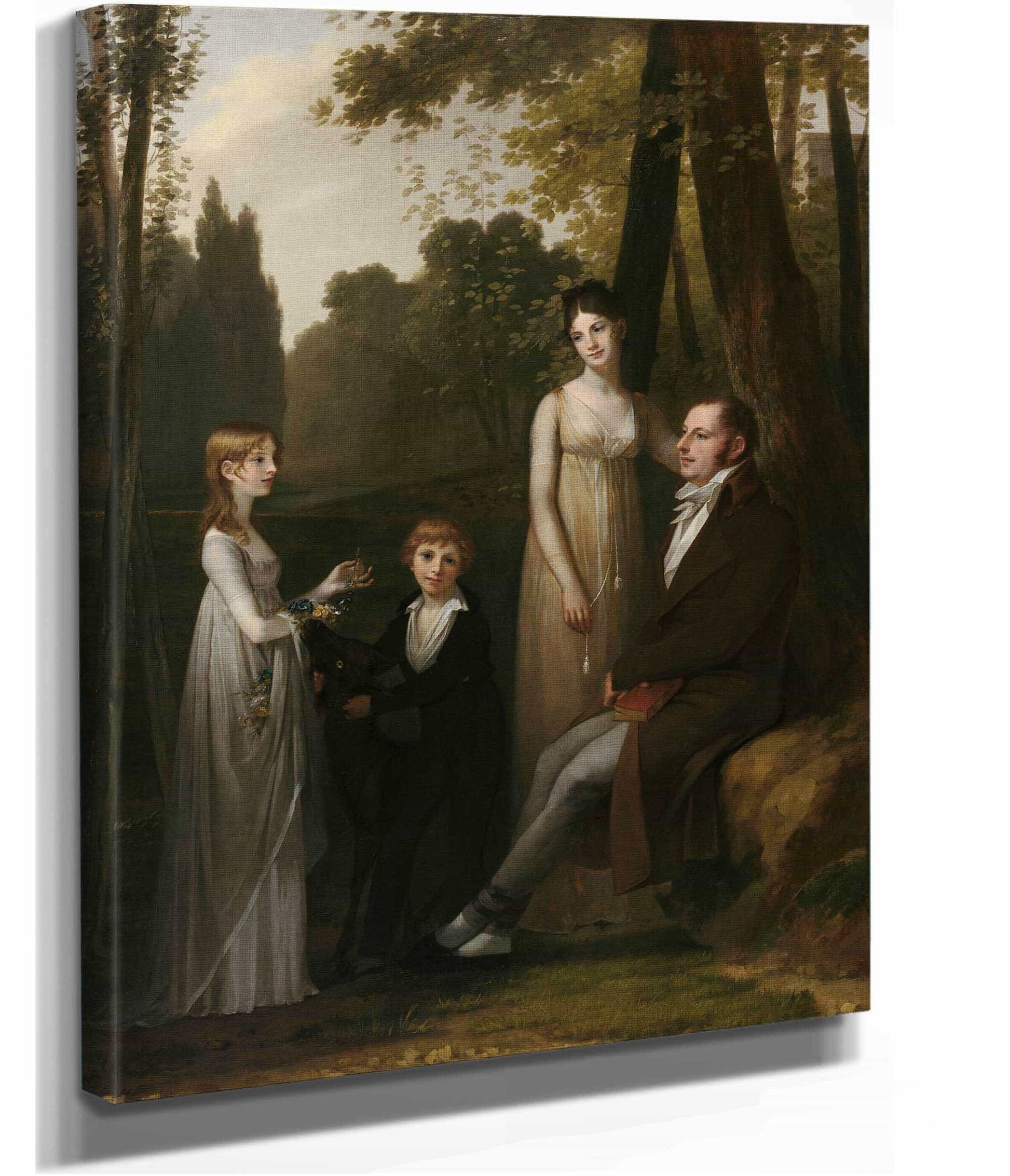 Portrait Of Rutger Jan Schimmelpenninck And His Family  by Pierre Paul Prudhon