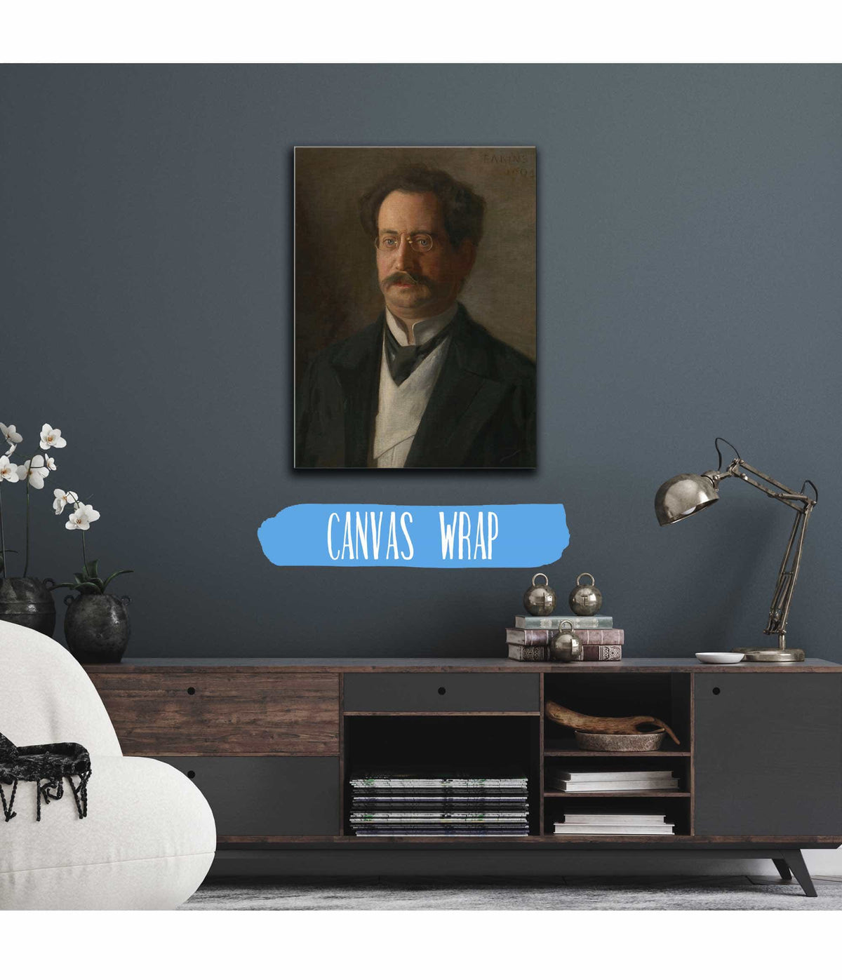 Portrait Of Samuel Myers by Thomas Eakins