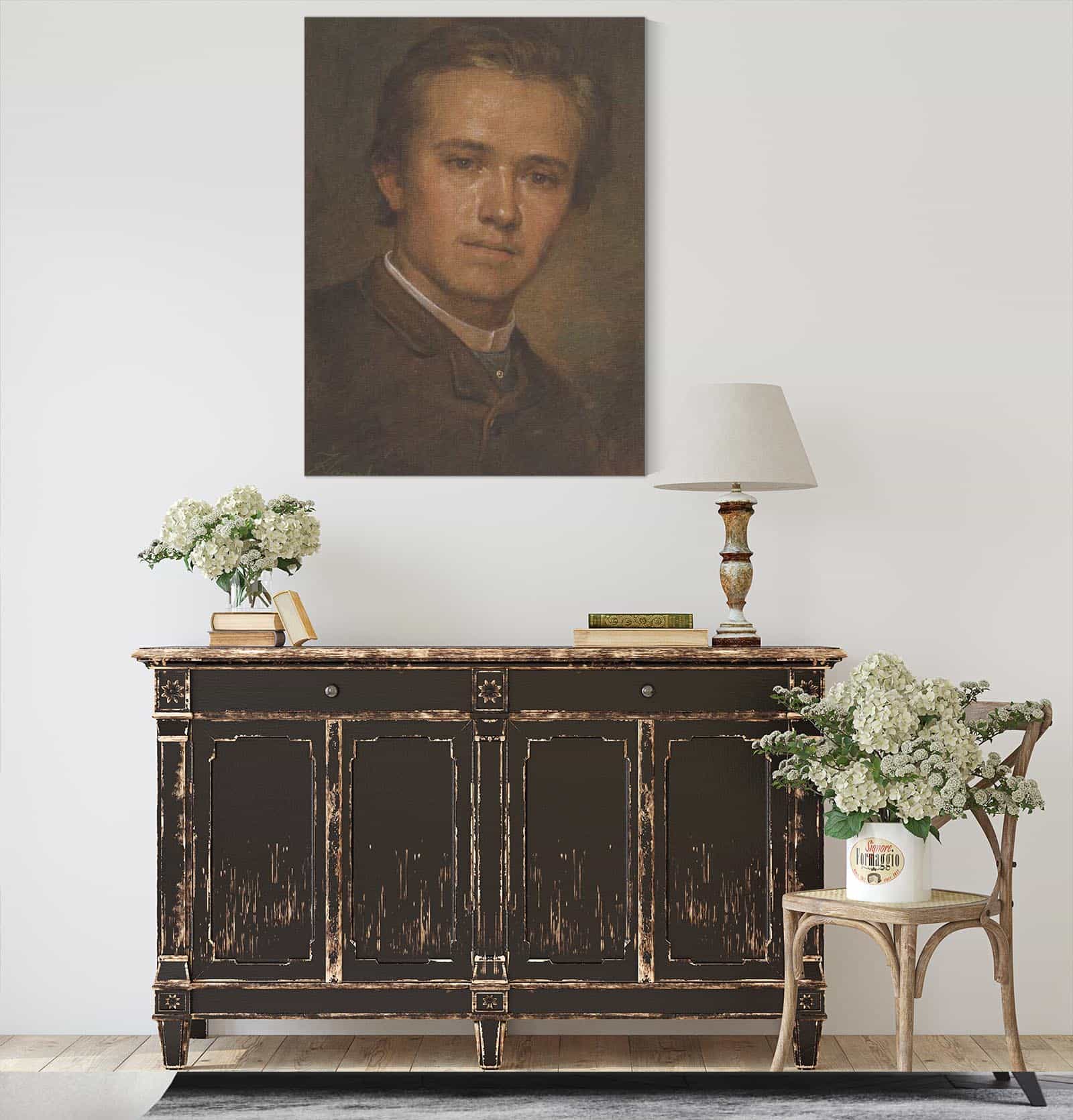 Portrait Of Sculptor Jancek by Jozef Hanula