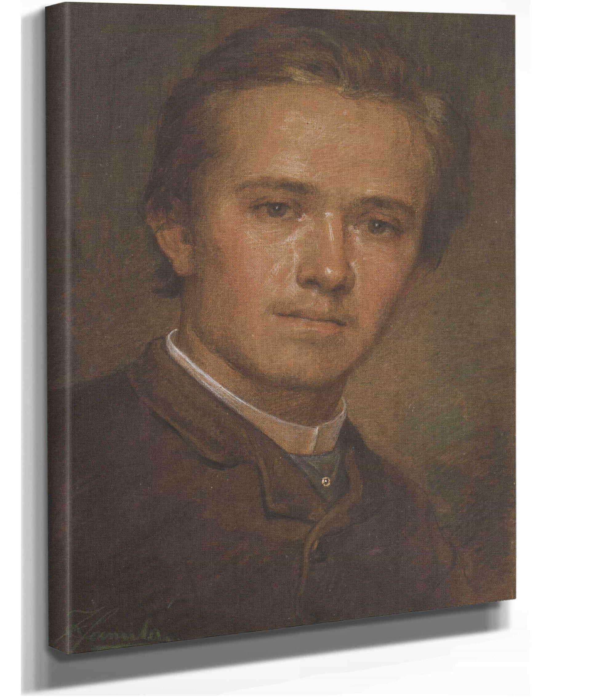Portrait Of Sculptor Jancek by Jozef Hanula