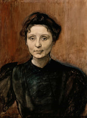 Portrait Of Sculptor Madeleine Jouvray  by Magnus Enckell