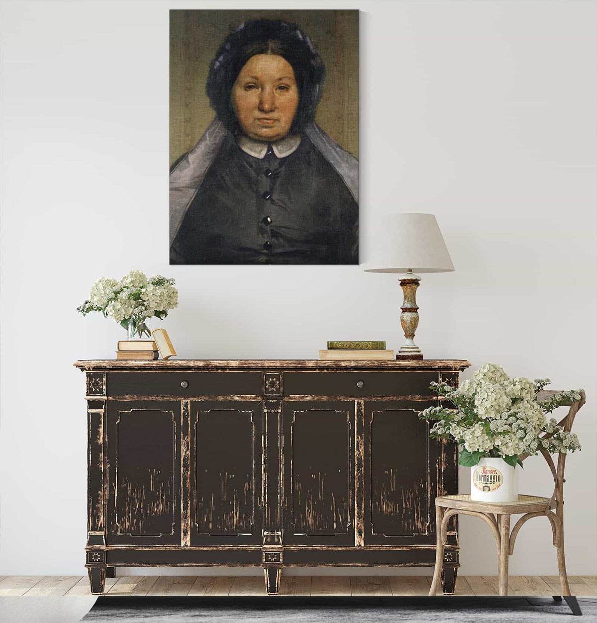 Portrait Of Sibylla Muller Kleyling by Arnold Bocklin