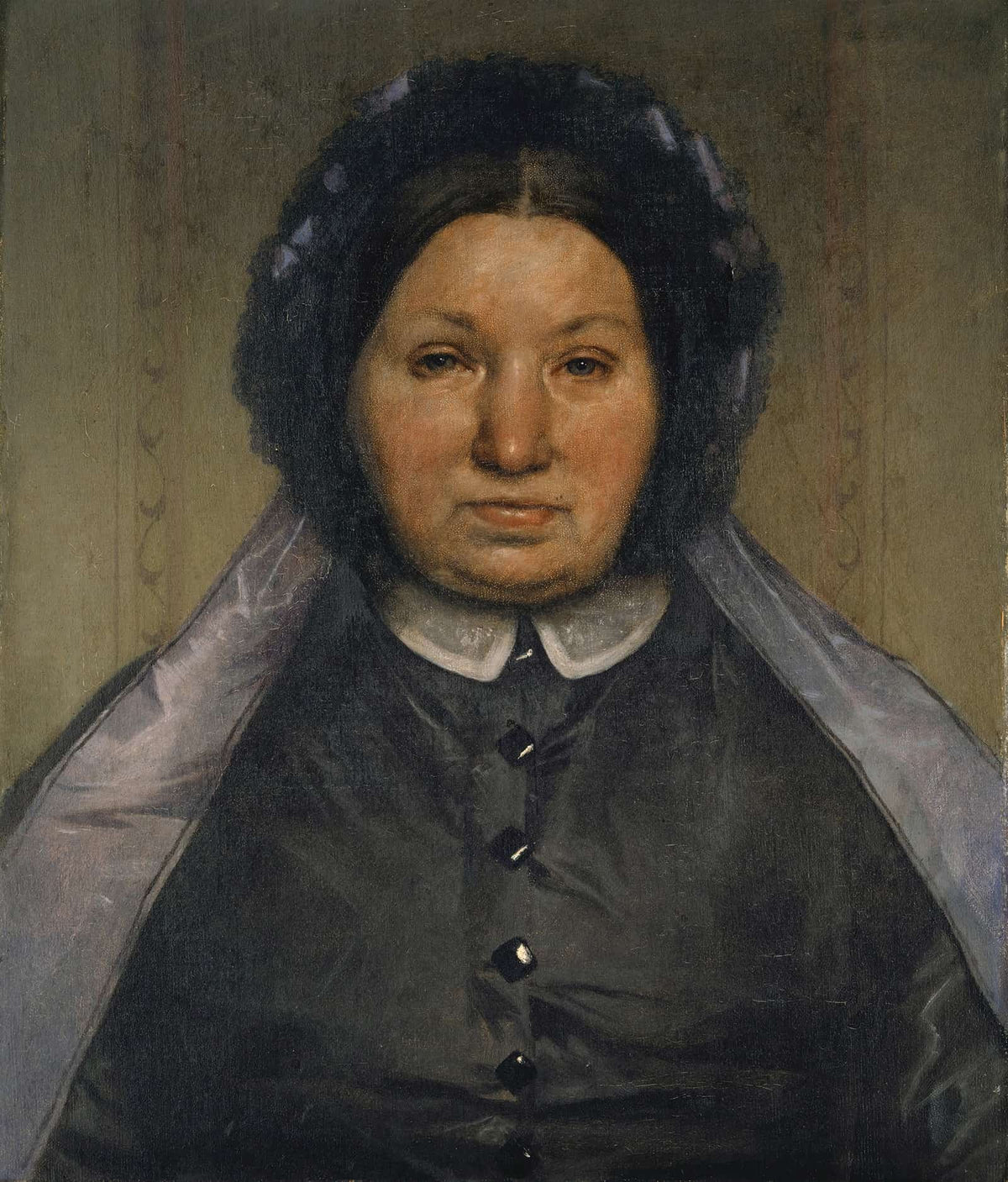 Portrait Of Sibylla Muller Kleyling by Arnold Bocklin