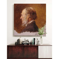 Portrait Of Simon Toldstad. Study by Adolph Tidemand