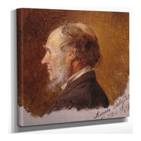 Portrait Of Simon Toldstad. Study by Adolph Tidemand