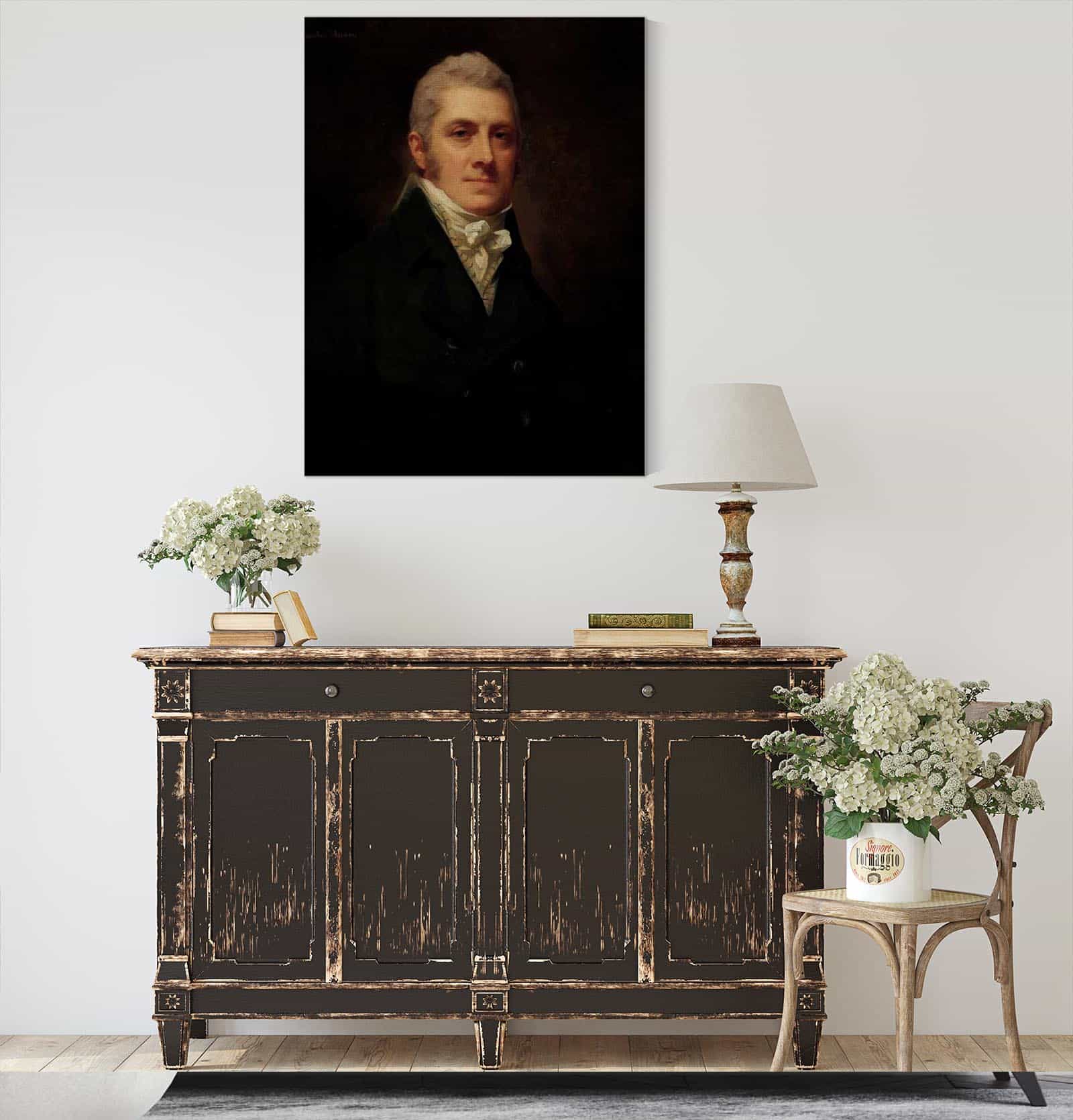 Portrait Of Sir Alexander Munro by Sir Henry Raeburn