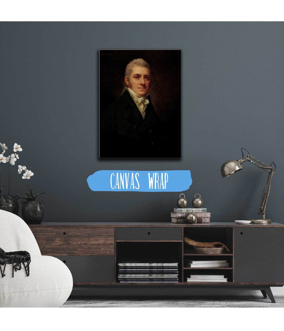 Portrait Of Sir Alexander Munro by Sir Henry Raeburn