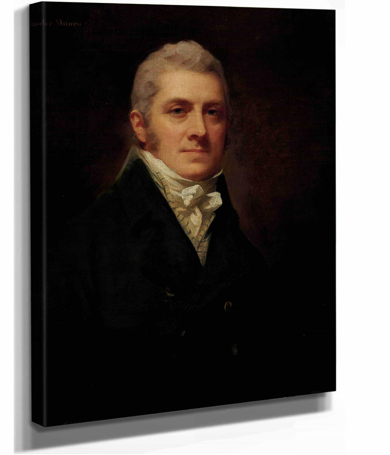 Portrait Of Sir Alexander Munro by Sir Henry Raeburn