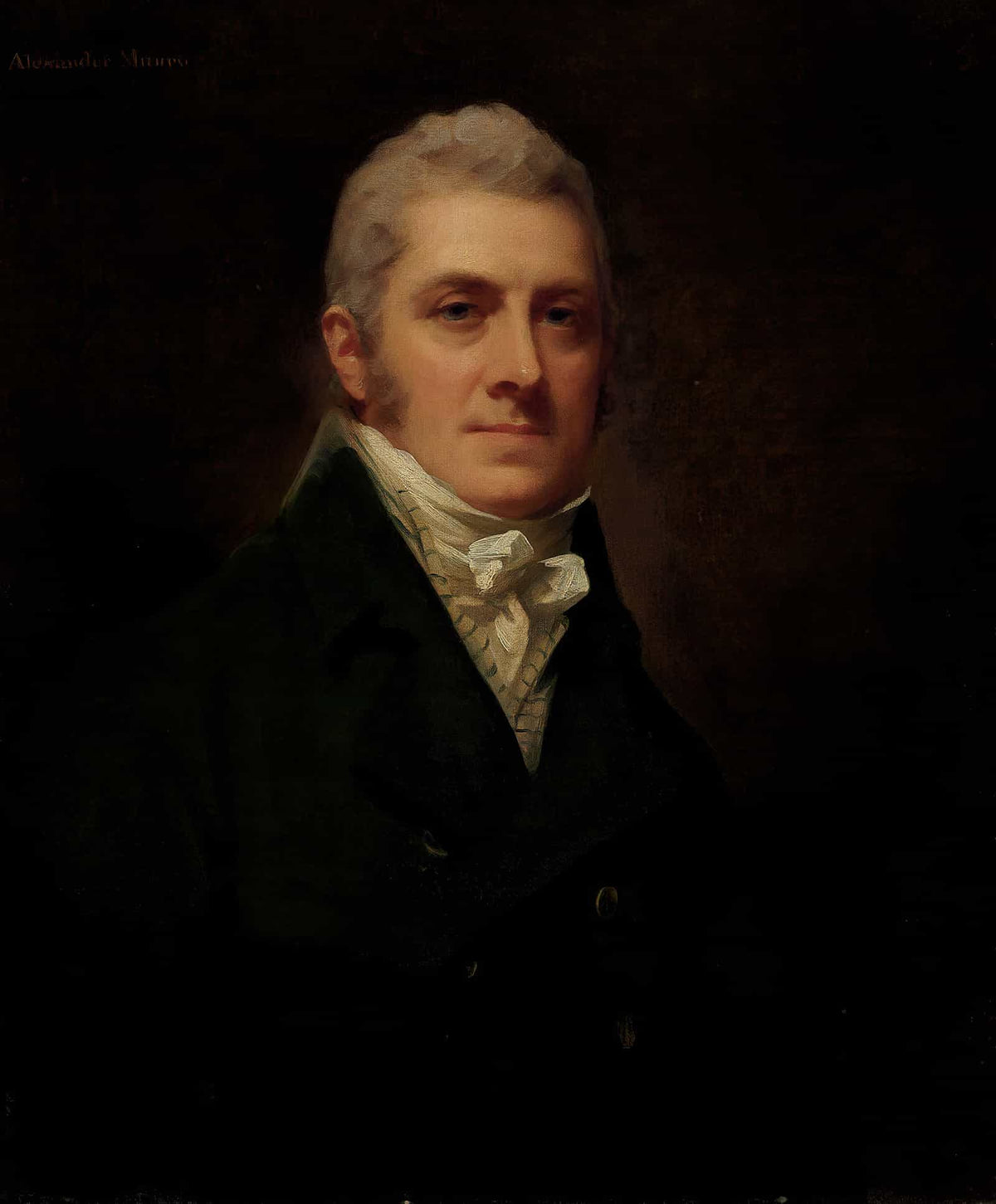 Portrait Of Sir Alexander Munro by Sir Henry Raeburn