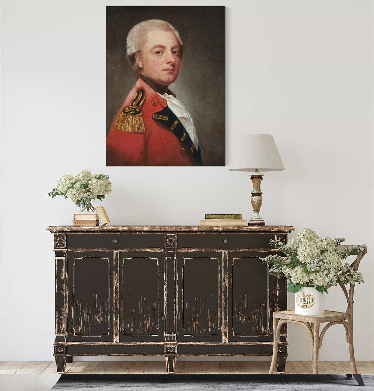 Portrait Of Sir Michael Le Fleming Th Baronet by George Romney