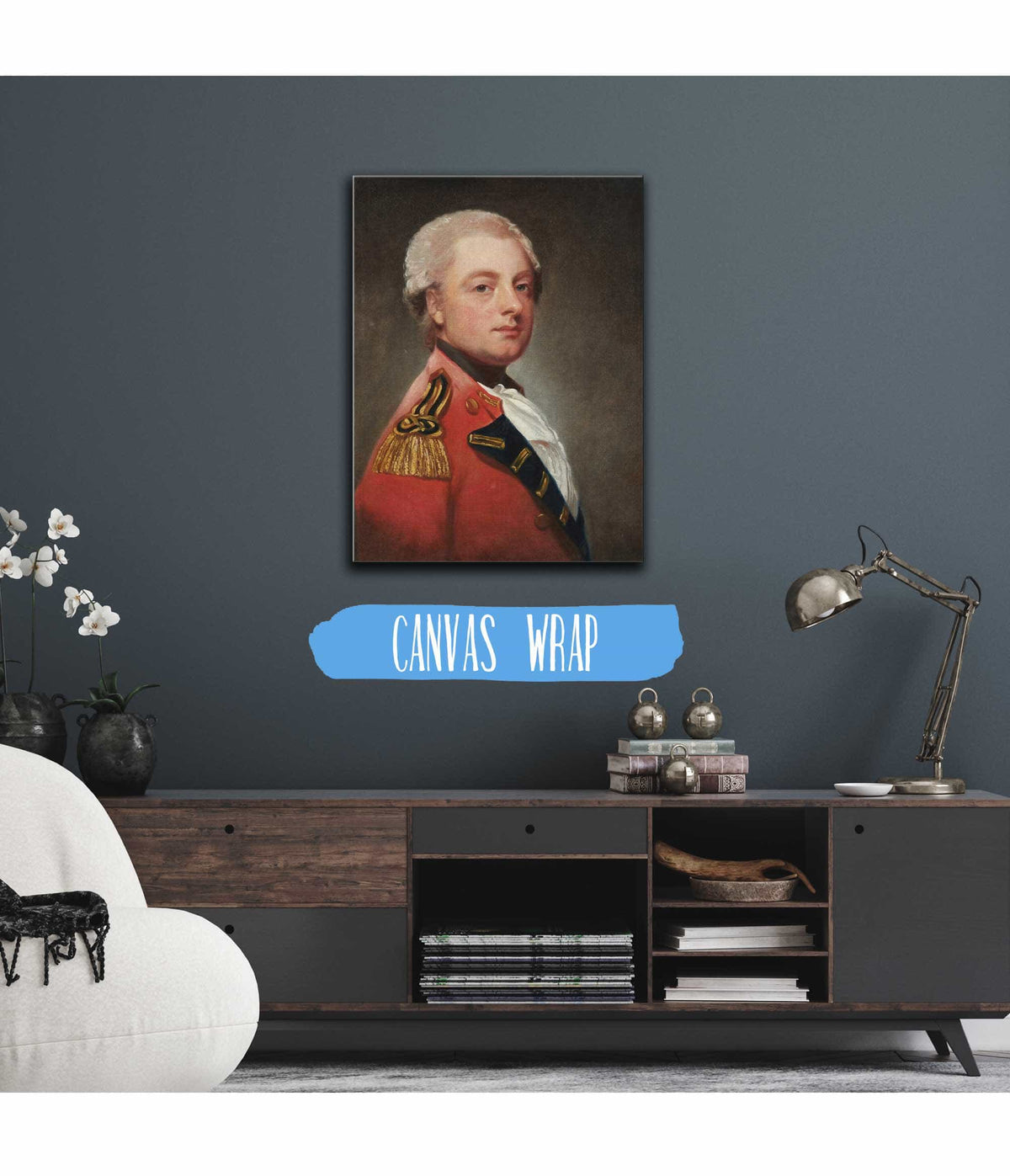 Portrait Of Sir Michael Le Fleming Th Baronet by George Romney