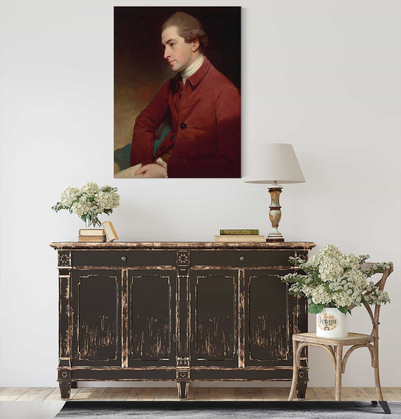 Portrait Of Sir Thomas Frankland Th Bt by George Romney