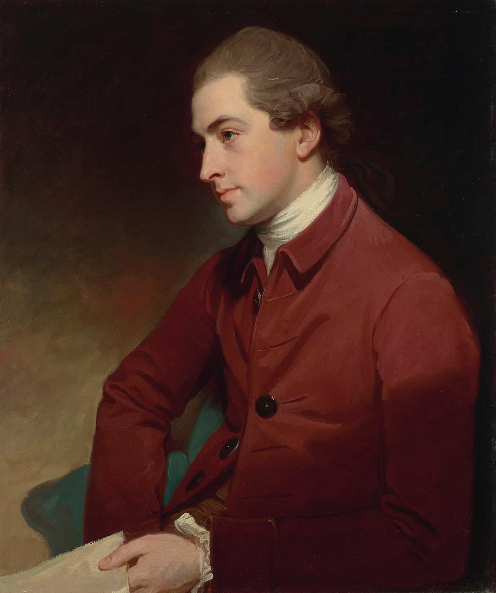 Portrait Of Sir Thomas Frankland Th Bt by George Romney