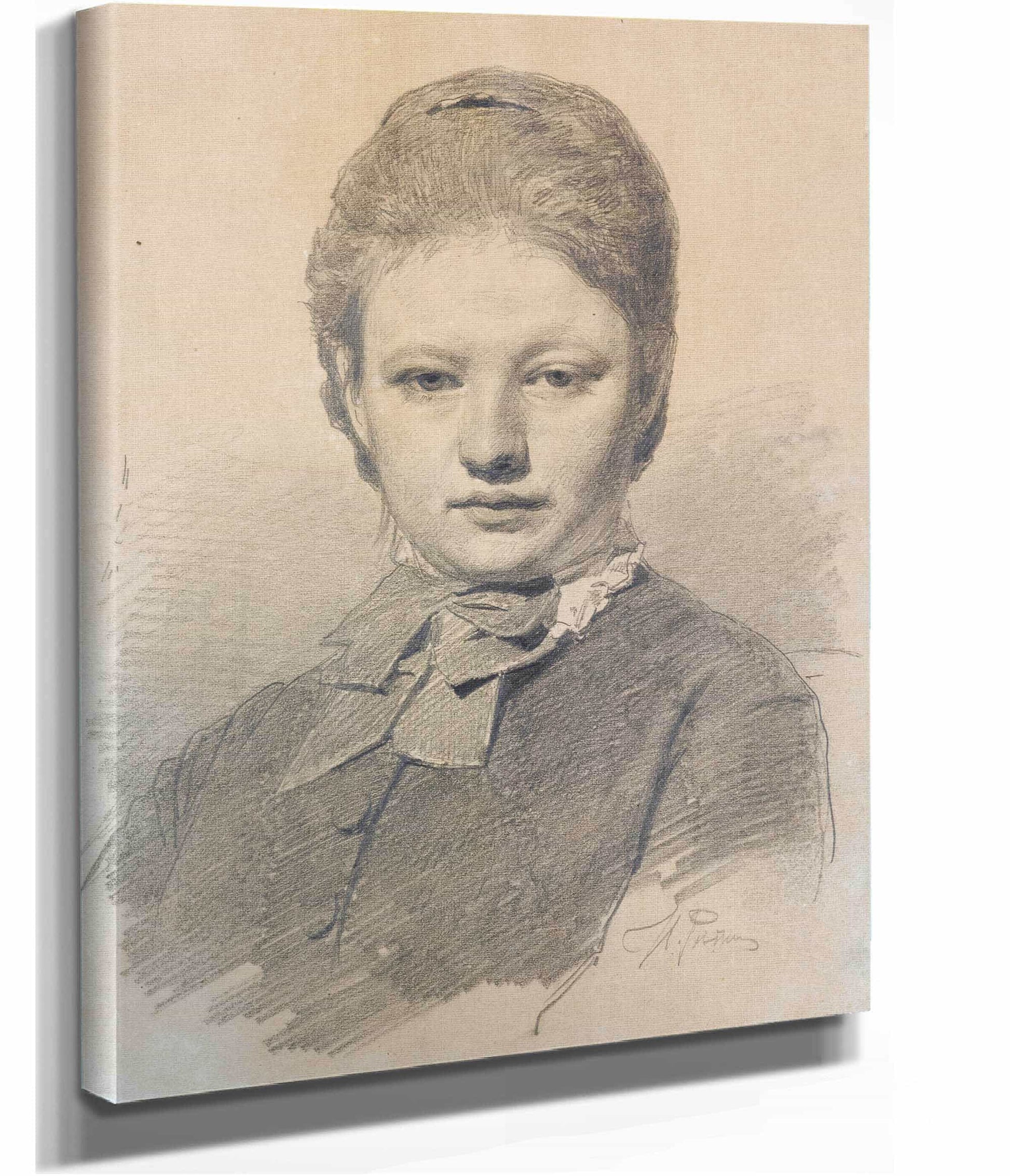 Portrait Of Sofia Repina by Ilya Efimovich Repin