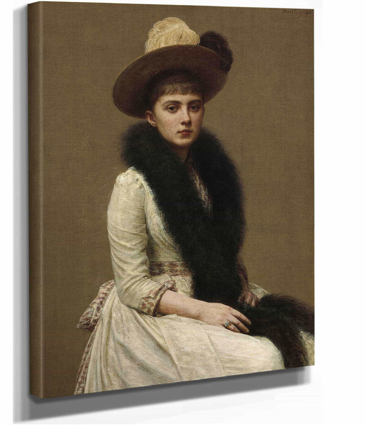 Portrait Of Sonia by Henri Fantin Latour