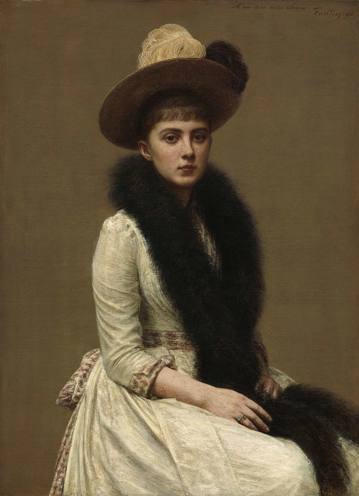 Portrait Of Sonia by Henri Fantin Latour
