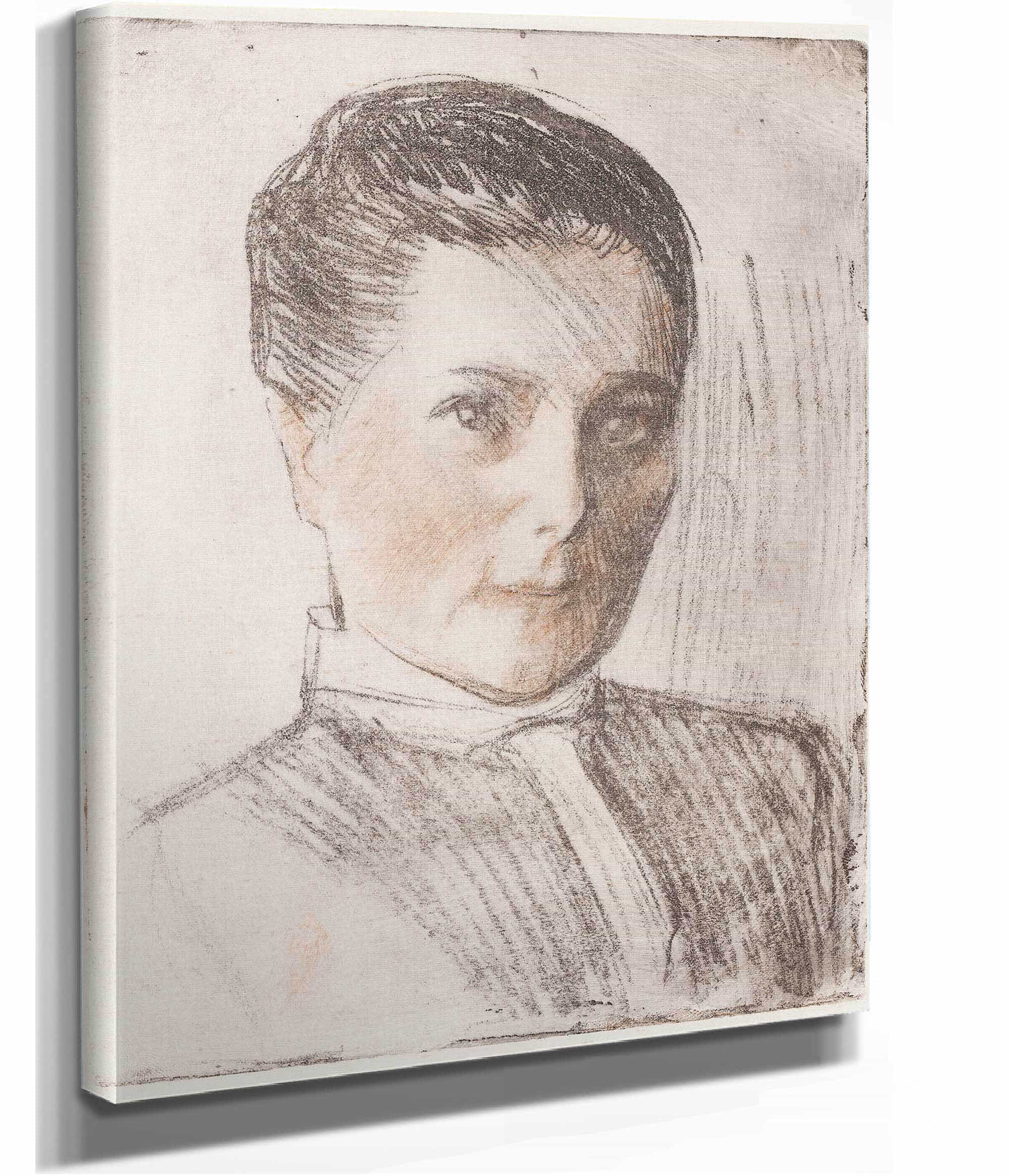 Portrait Of Sophie Aminoff by Magnus Enckell