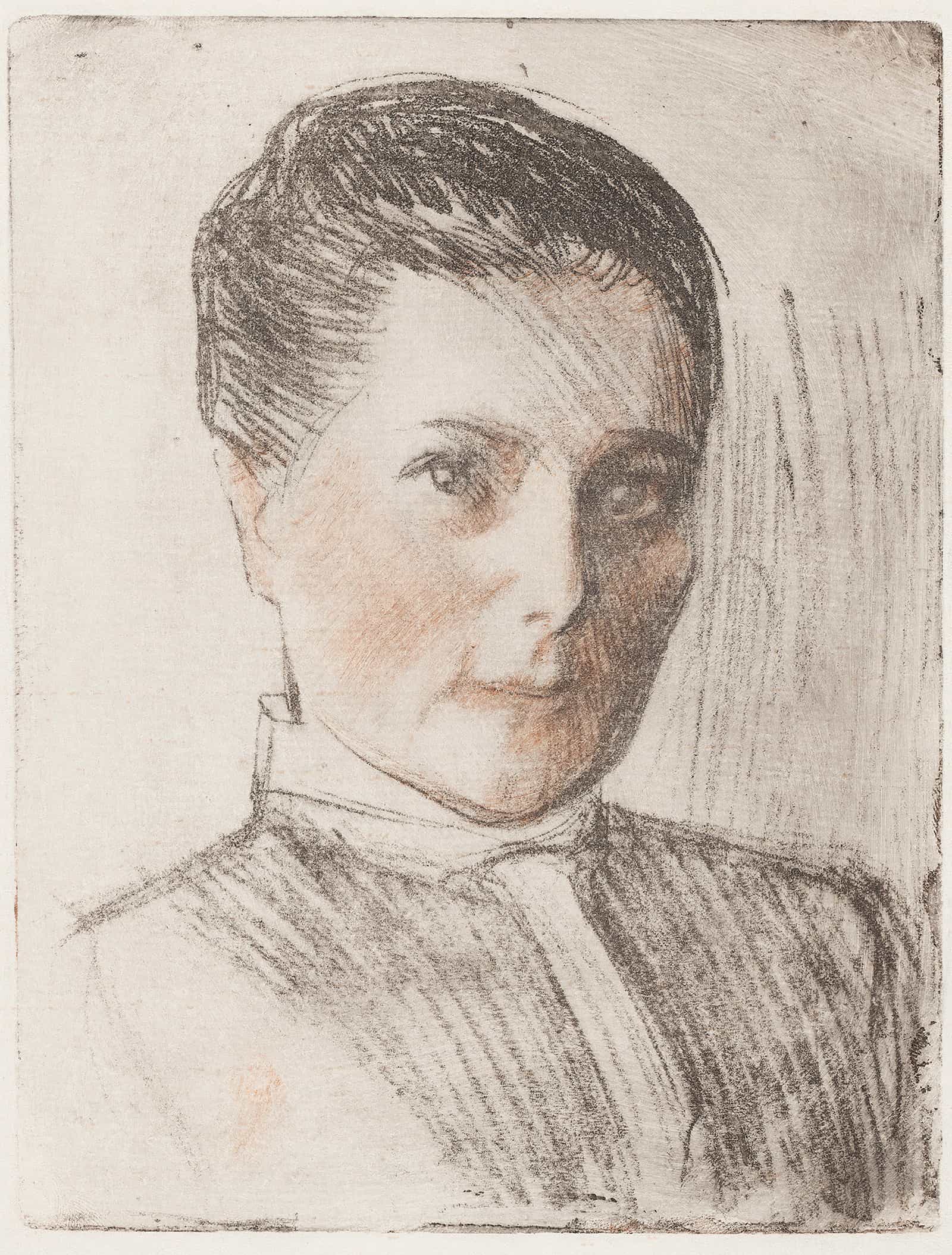 Portrait Of Sophie Aminoff by Magnus Enckell