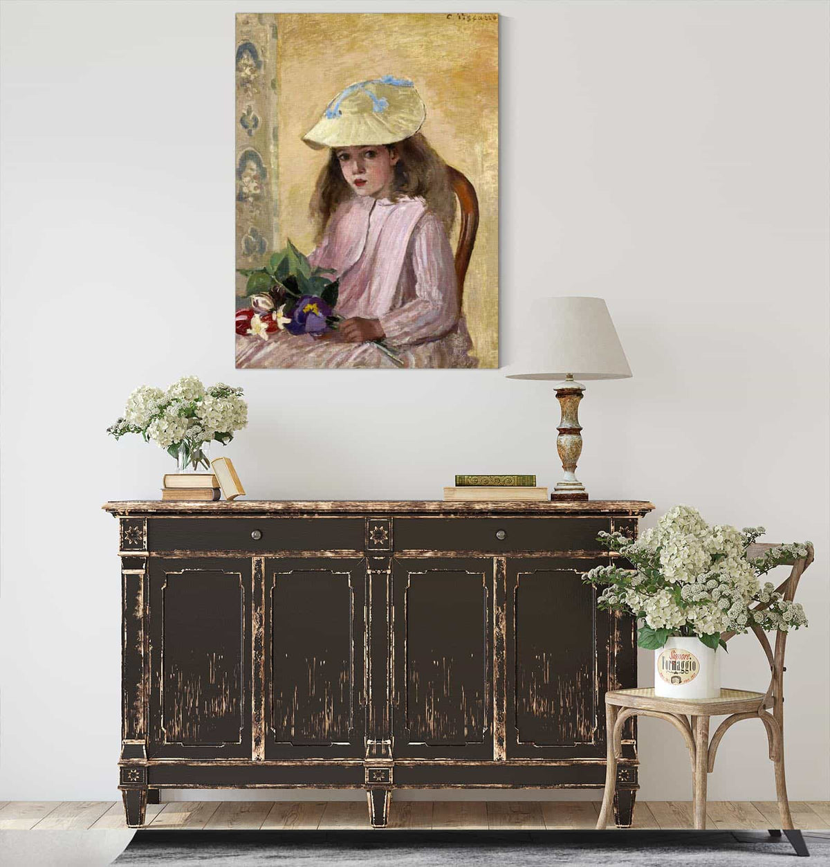 Portrait Of The Artists Daughter by Camille Pissarro