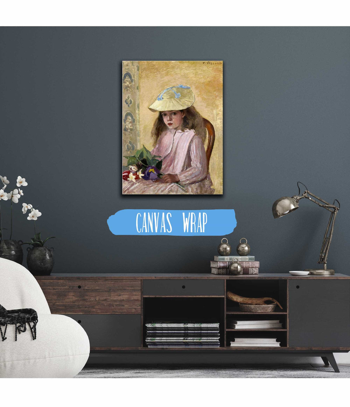 Portrait Of The Artists Daughter by Camille Pissarro