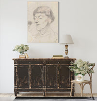 Portrait Of The Artists Mother Michalina Waliszewska by Zygmunt Waliszewski