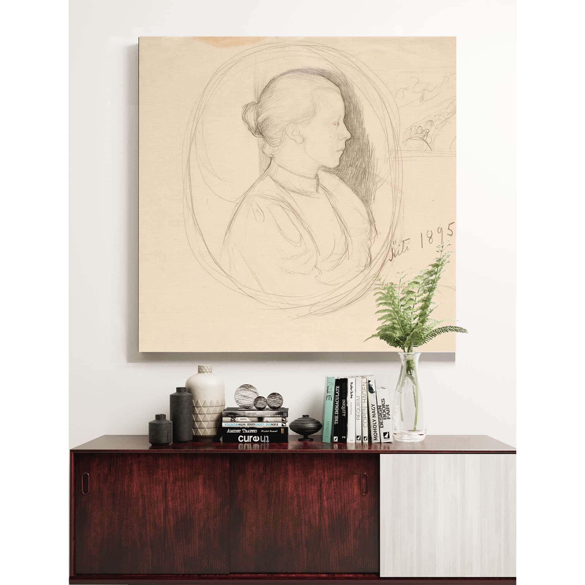 Portrait Of The Artists Wife by Pekka Halonen