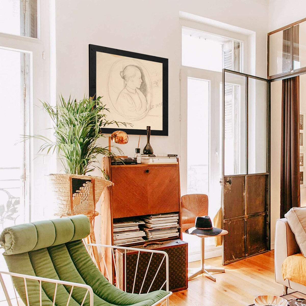 Portrait Of The Artists Wife by Pekka Halonen