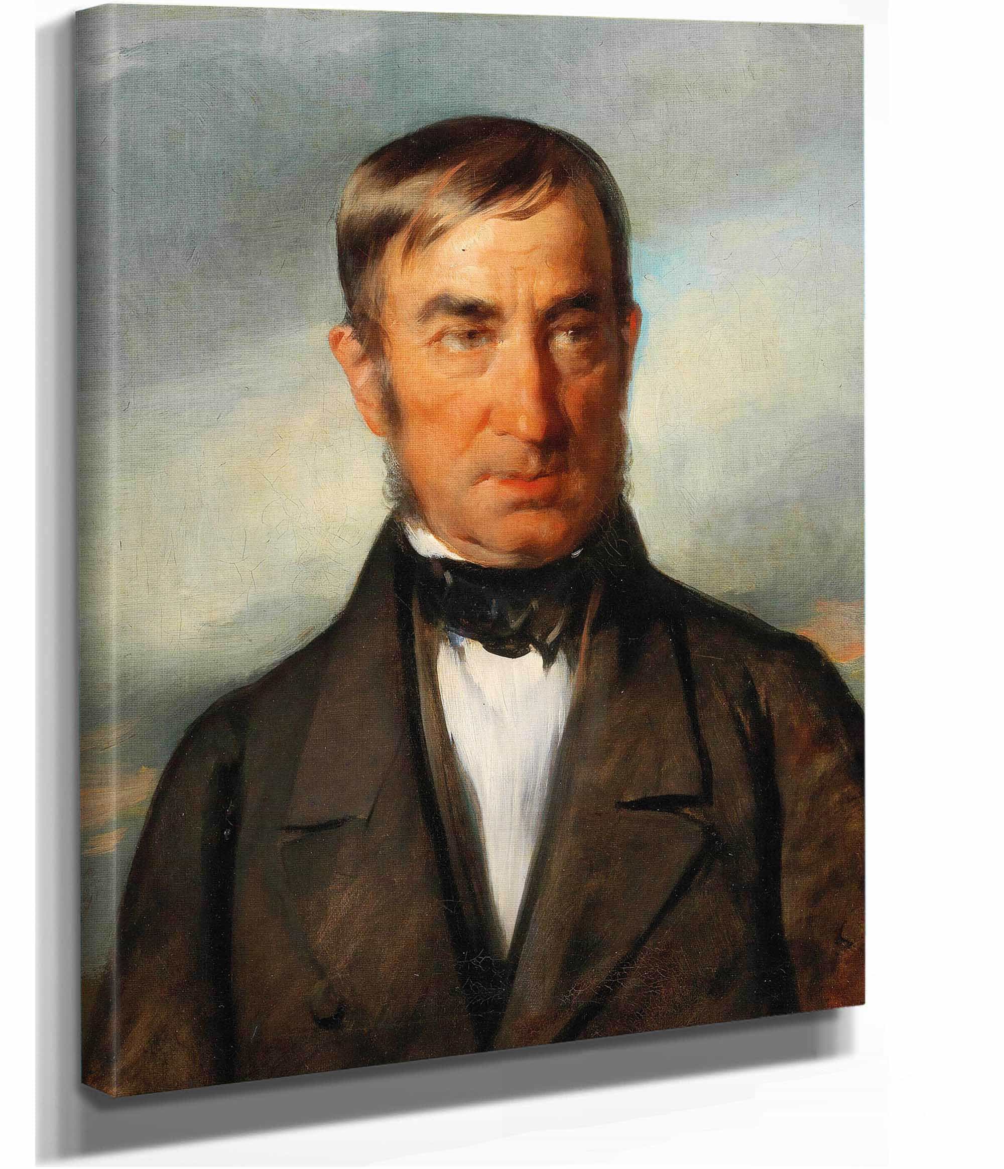 Portrait Of The Brickyard Owner Joseph Lager by Friedrich Von Amerling
