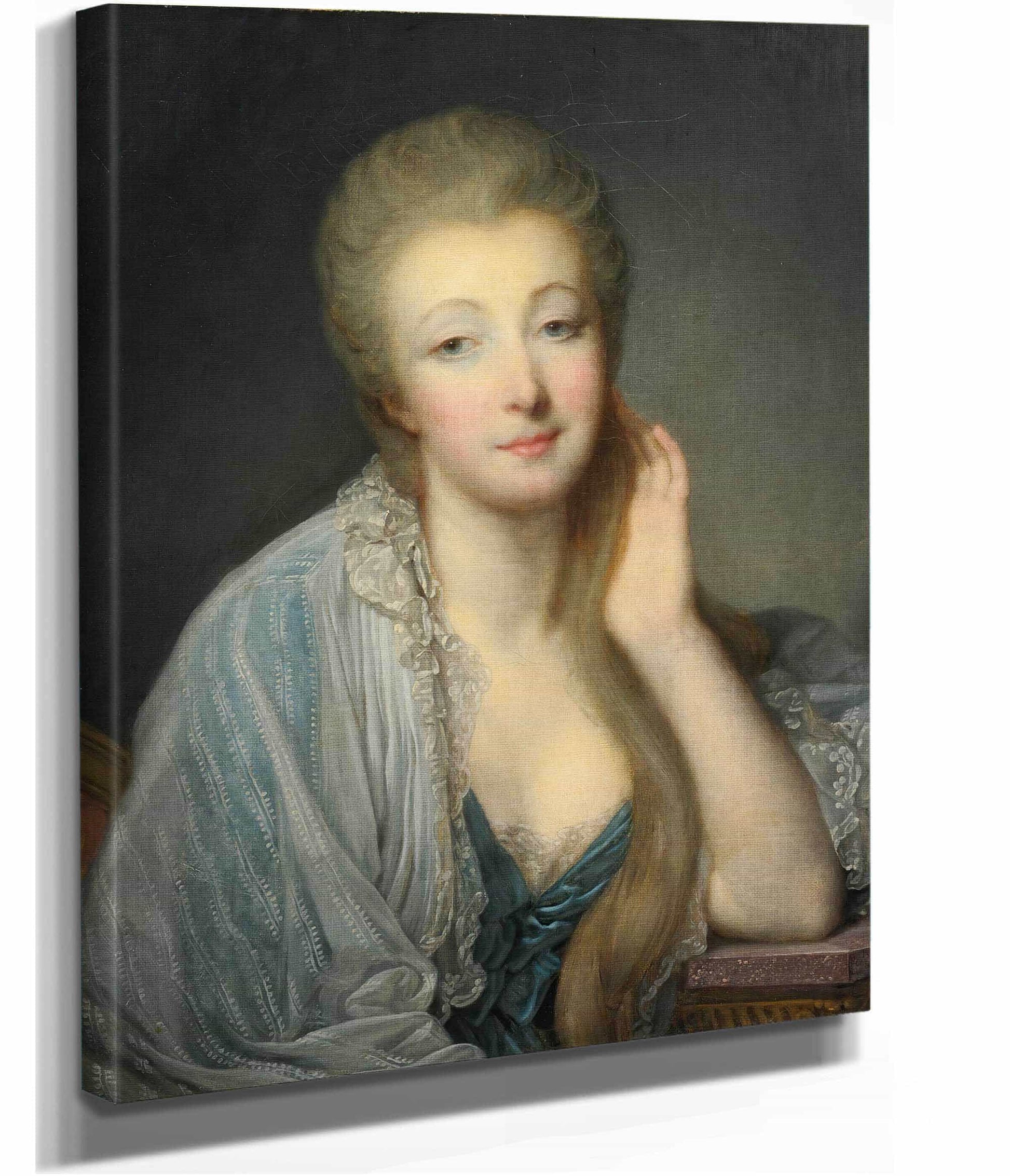 Portrait Of The Comtesse Du Barry by Jean Baptiste Greuze