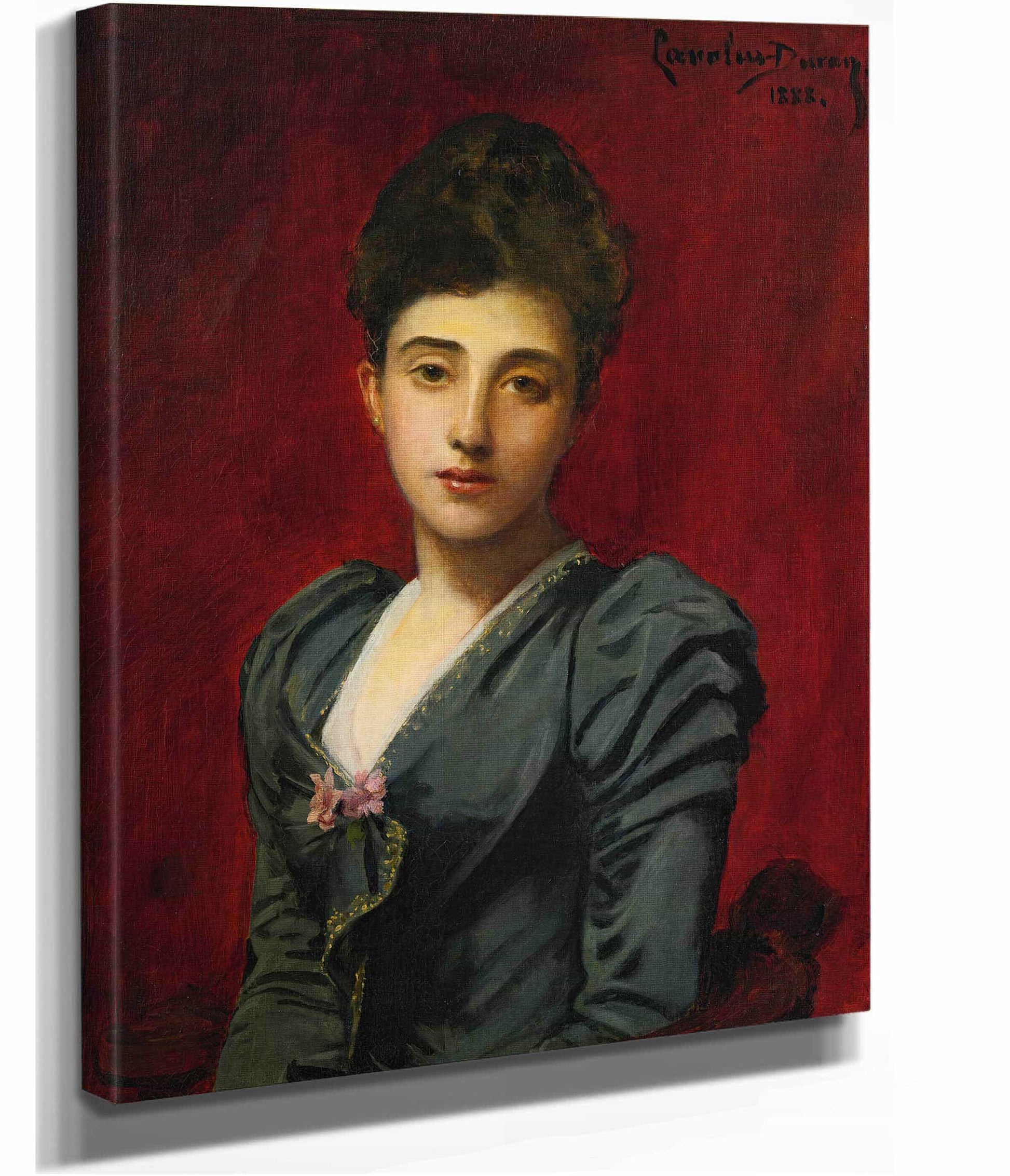 Portrait Of The Countess Lily De Roussy De Sales by Carolus Duran