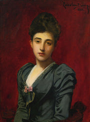 Portrait Of The Countess Lily De Roussy De Sales by Carolus Duran