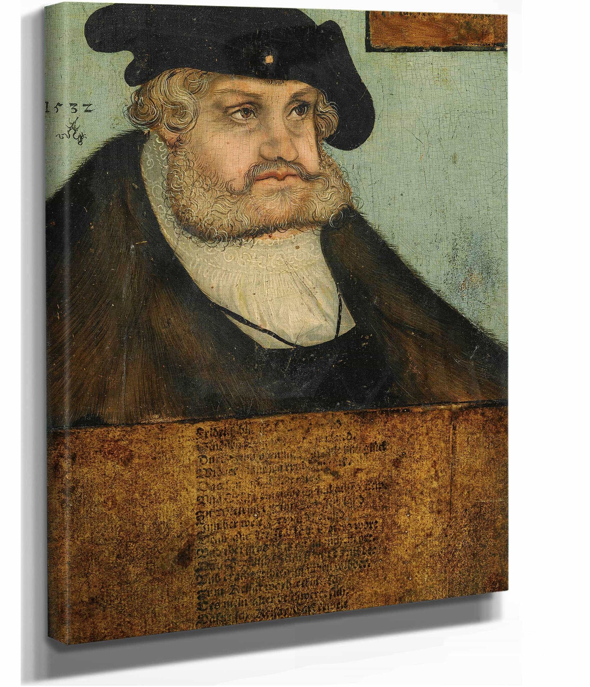 Portrait Of The Elector Frederick Iii The Wise Of Saxony  by Lucas Cranach The Elder