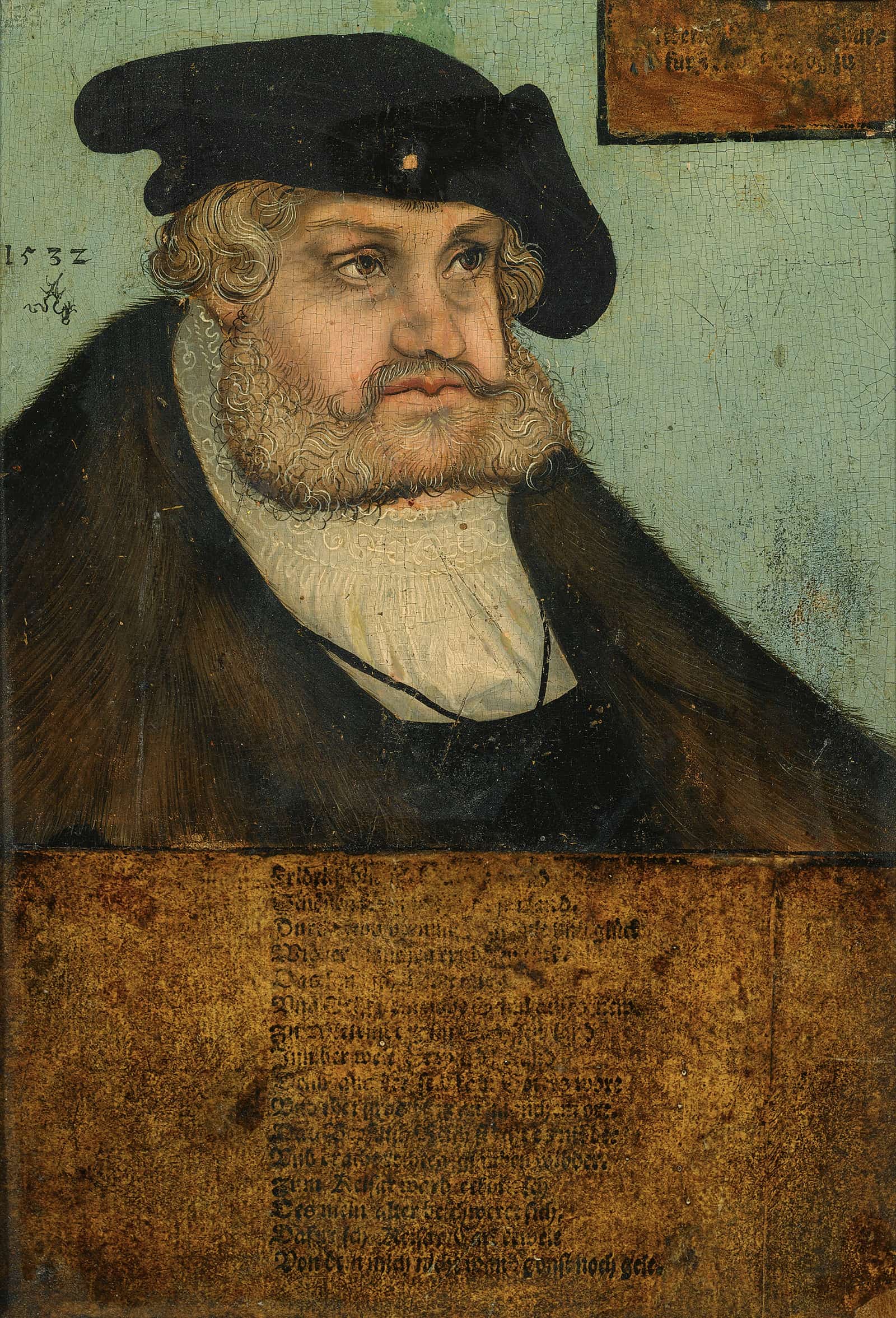 Portrait Of The Elector Frederick Iii The Wise Of Saxony  by Lucas Cranach The Elder