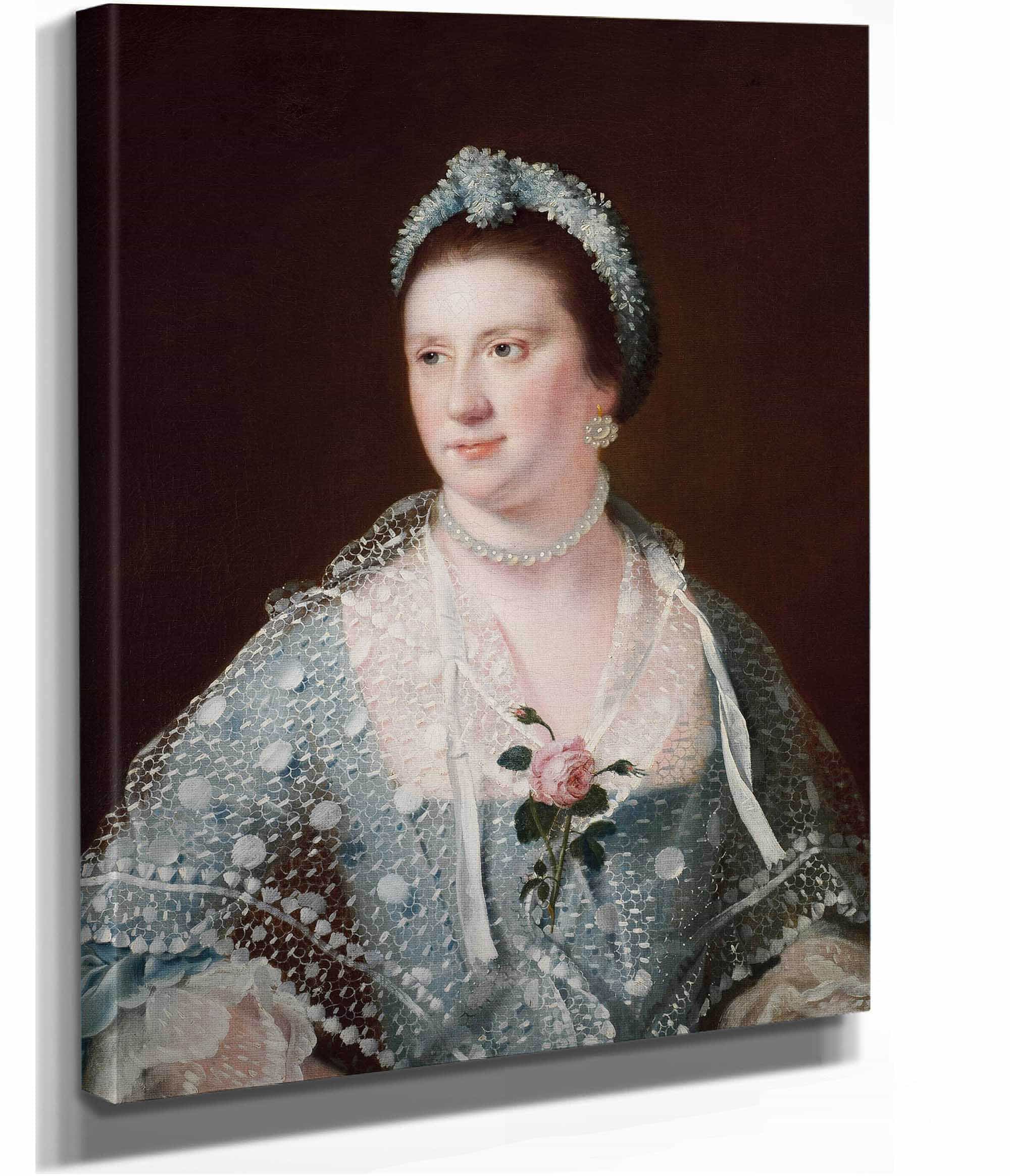 Portrait Of The Hon Mrs Boyle Between And by Joseph Wright Of Derby