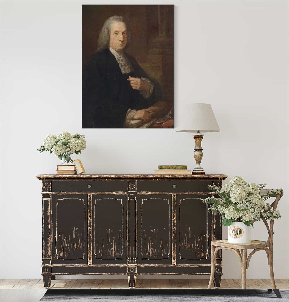 Portrait Of The Irish Lawyer And Politician Philip Tisdall S by Angelica Kauffmann