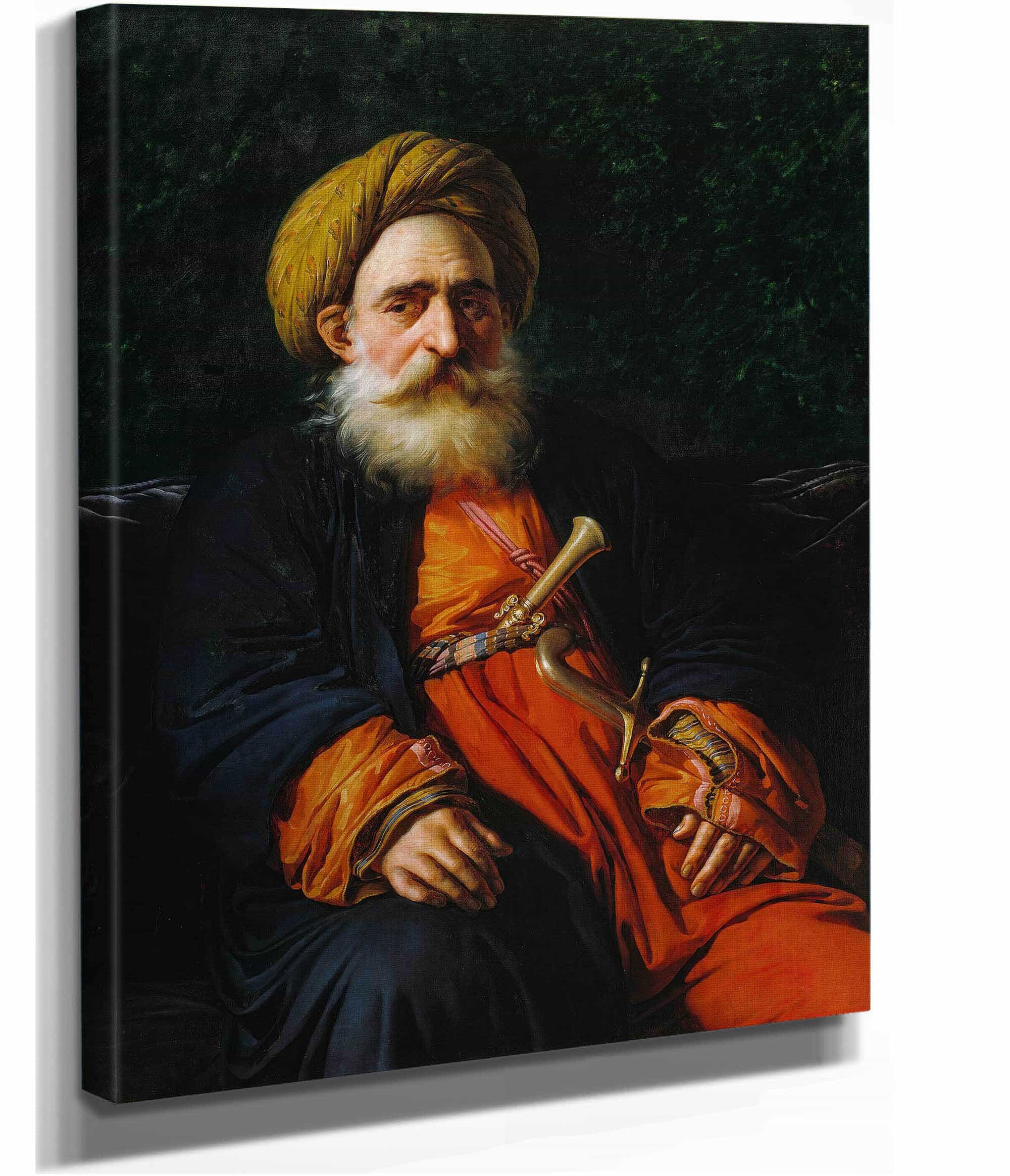 Portrait Of The Katchef Dahouth Christian Mameluke by Anne Louis Girodet Trioson
