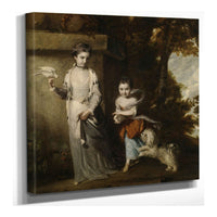 Portrait Of The Ladies Amabel And Mary Jemima Yorke by Sir Joshua Reynolds