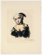 Portrait Of The Margravine Von Bayreuth by Lovis Corinth