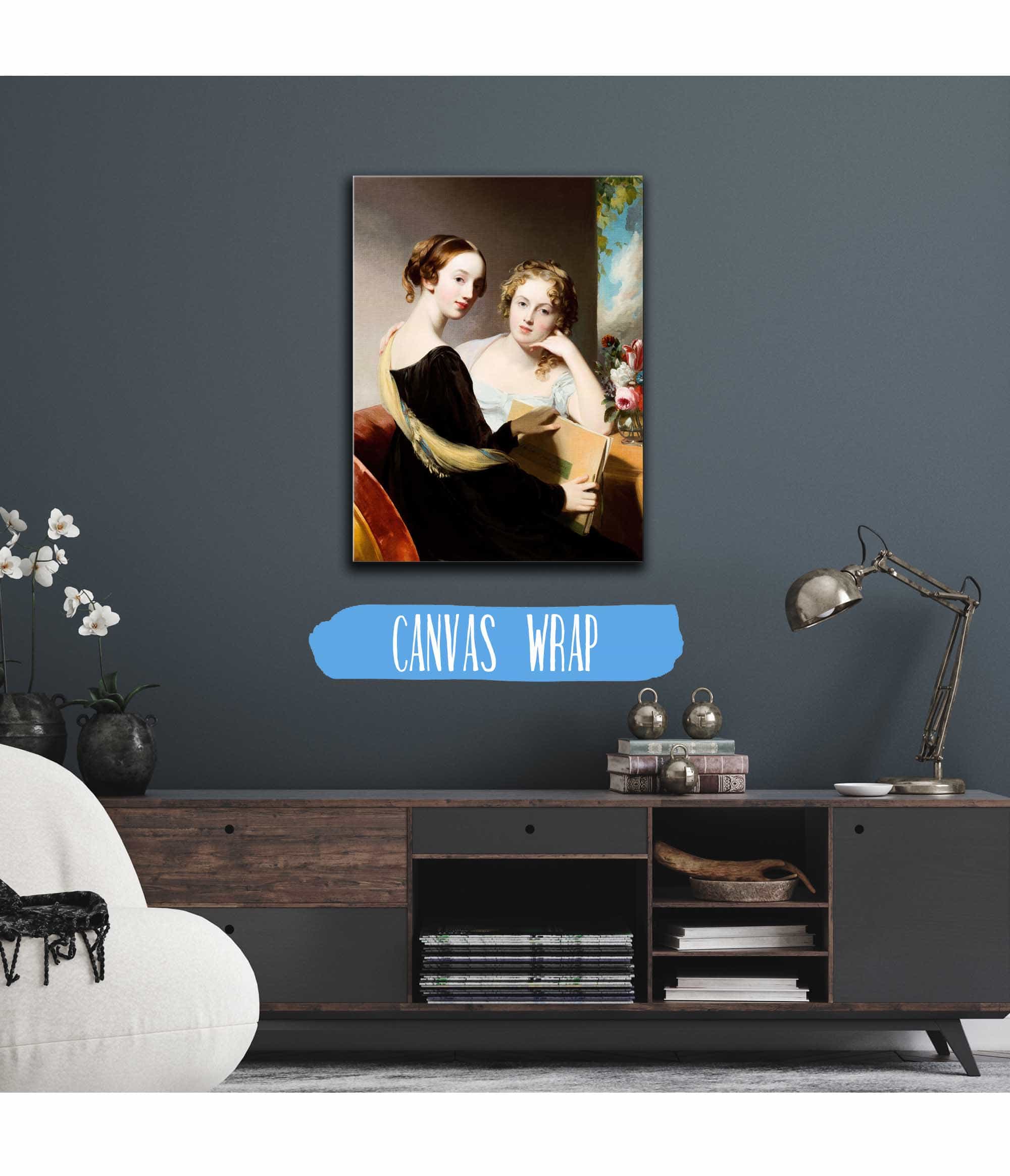 Portrait Of The Misses Mary And Emily Mceuen by Thomas Sully