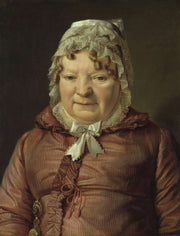 Portrait Of The Mother Of Captain Von Stierle Holzmeister by Ferdinand Georg Waldmuller
