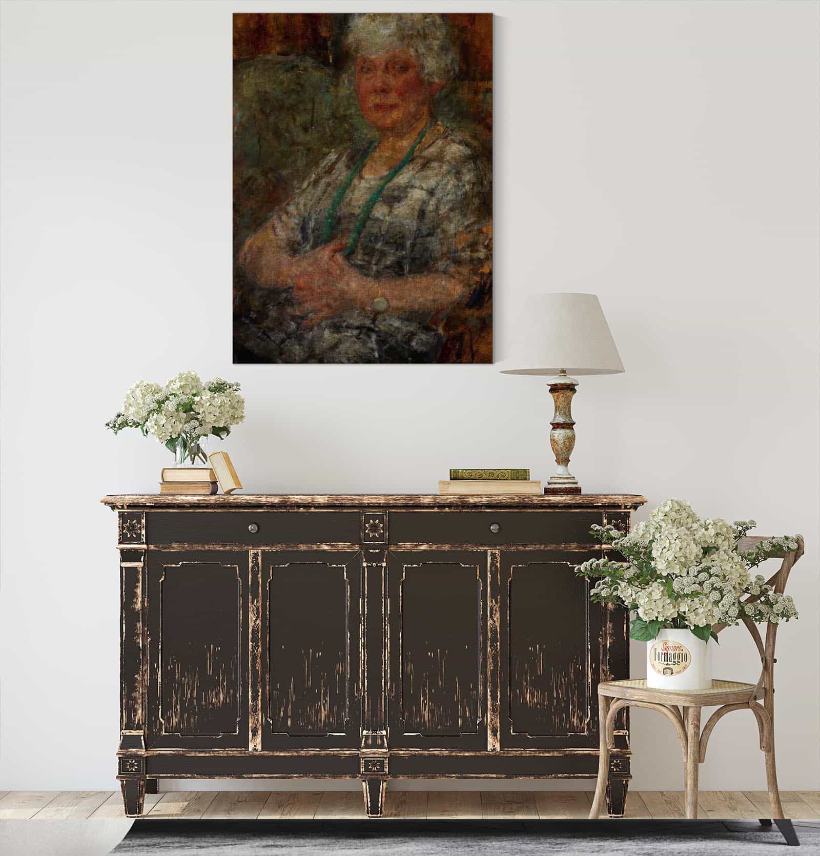 Portrait Of The Painter Thomasson   by Olga Boznanska