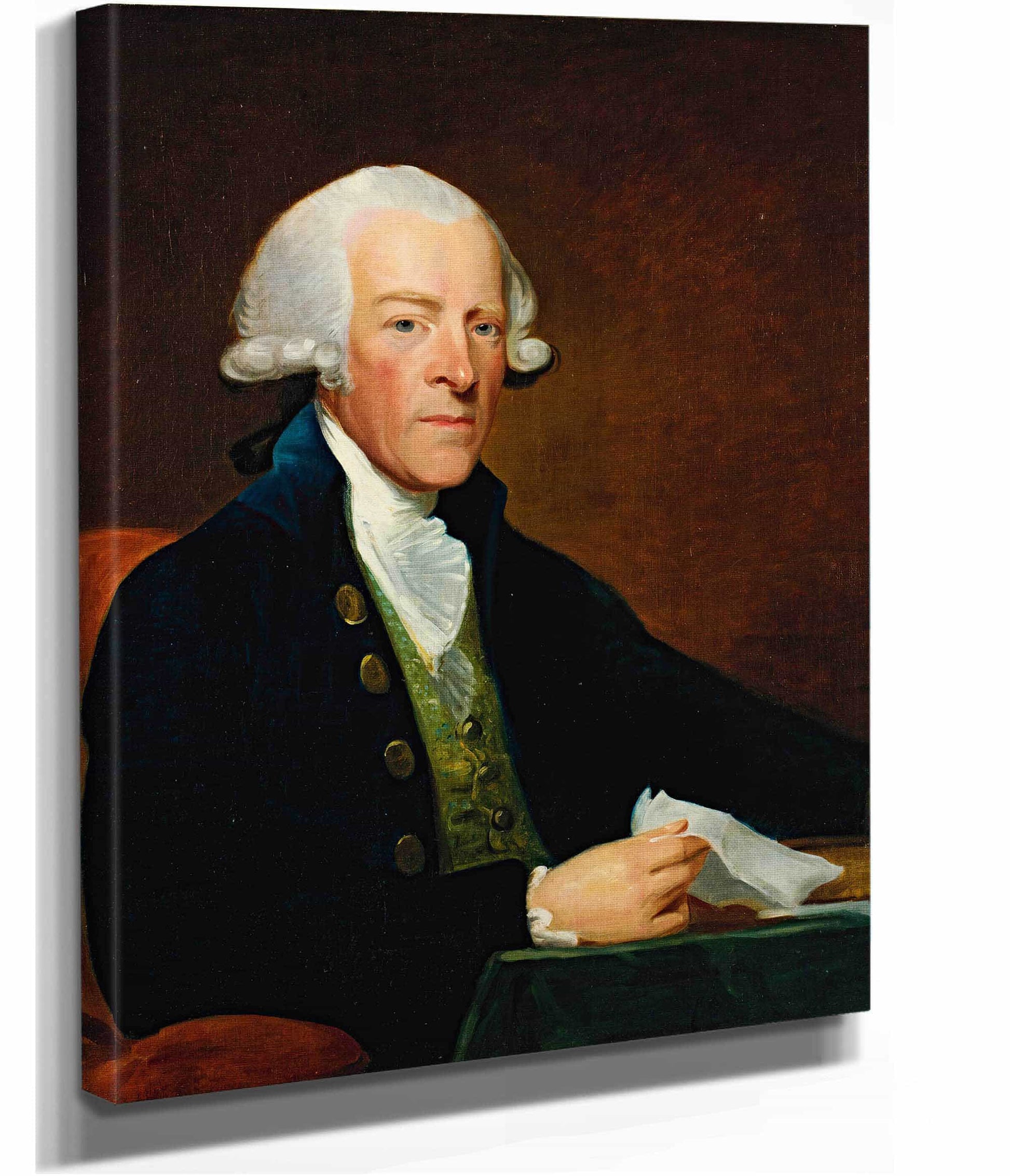 Portrait Of The Right Honorable William Brownlow by Gilbert Stuart