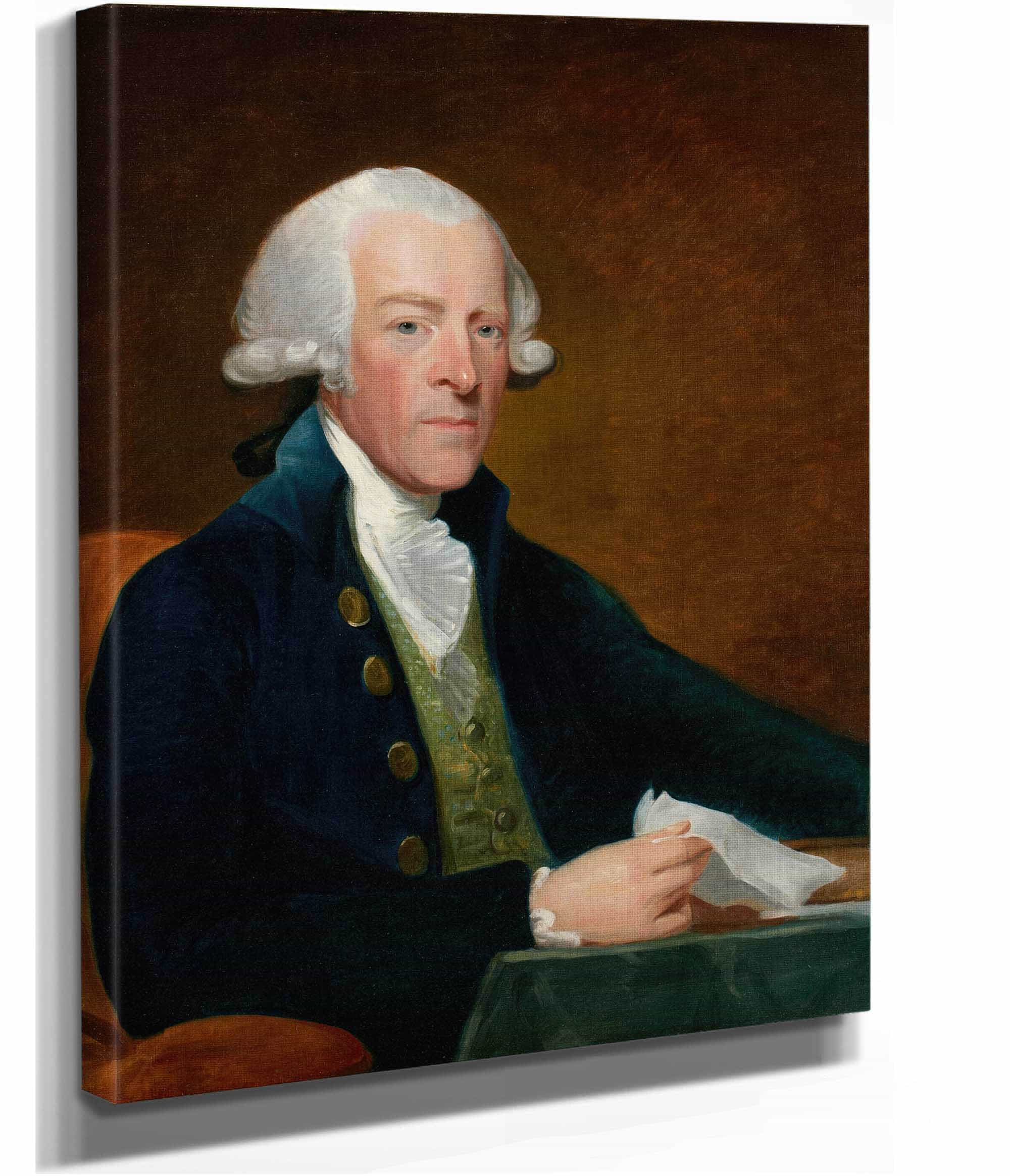 Portrait Of The Right Honorable William Brownlow by Gilbert Stuart