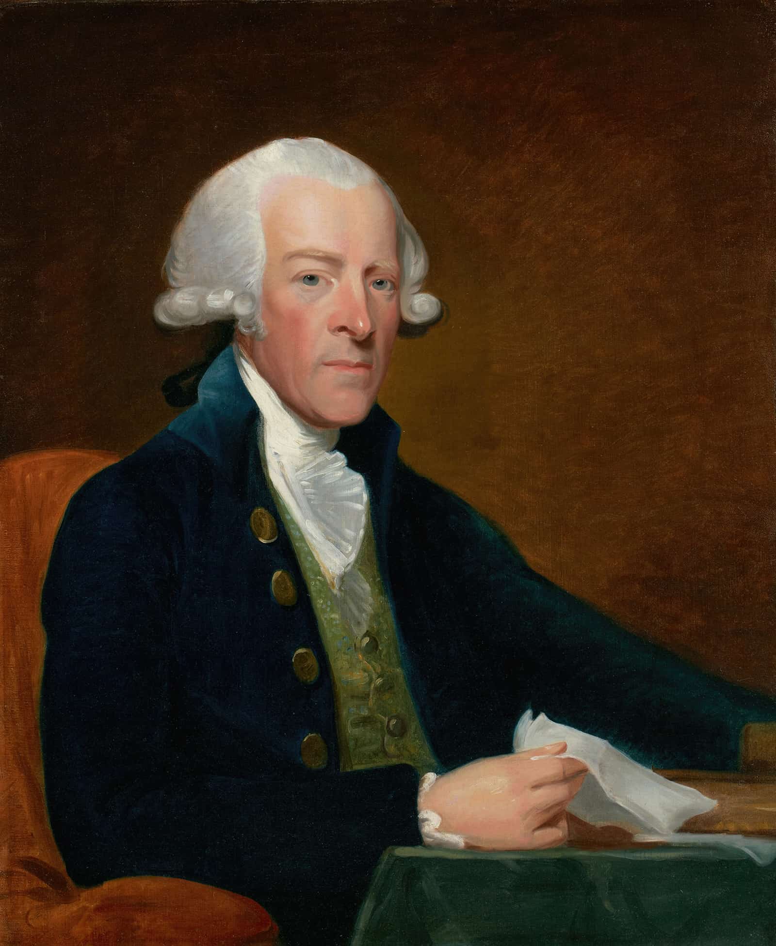 Portrait Of The Right Honorable William Brownlow by Gilbert Stuart