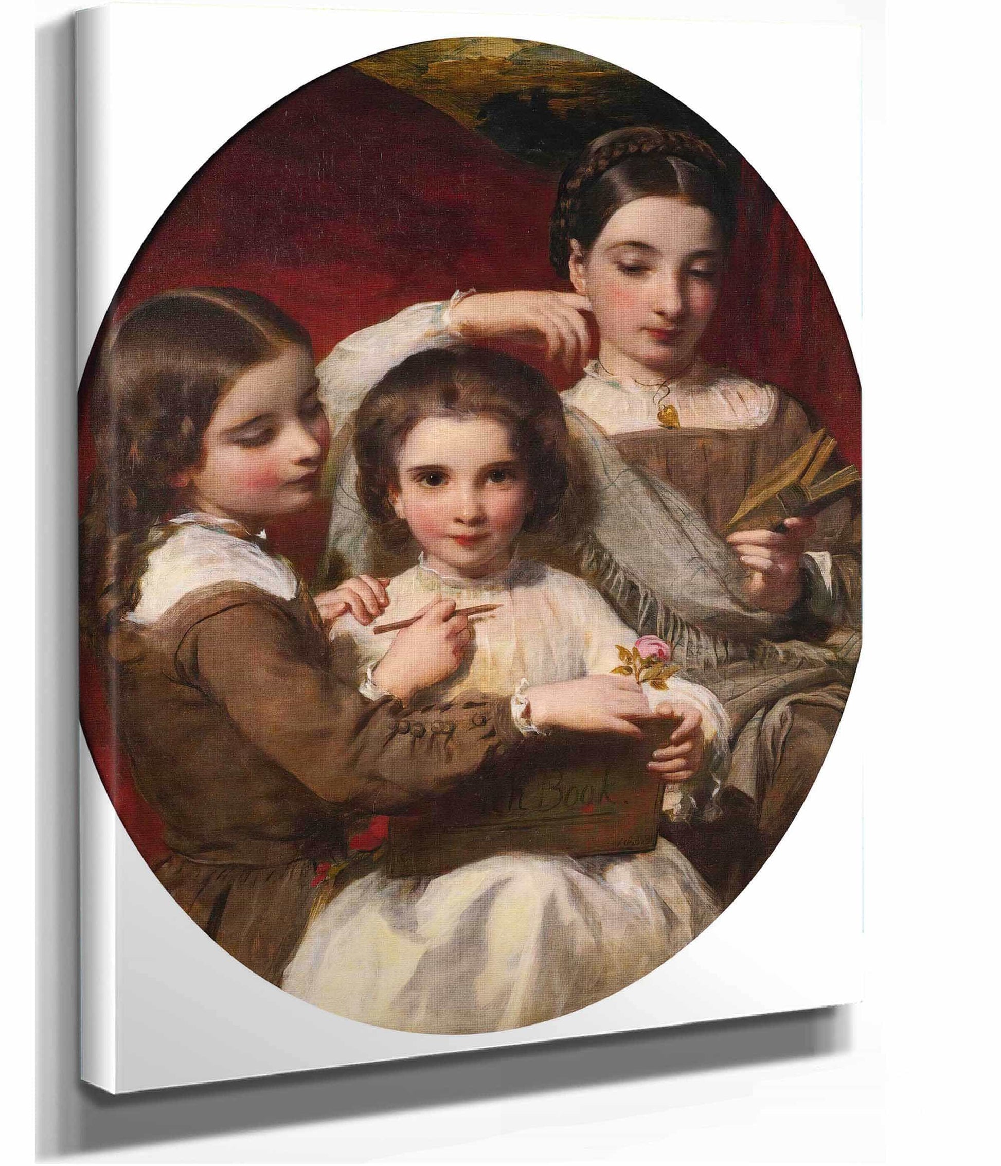 Portrait Of The Russell Sisters by James Sant