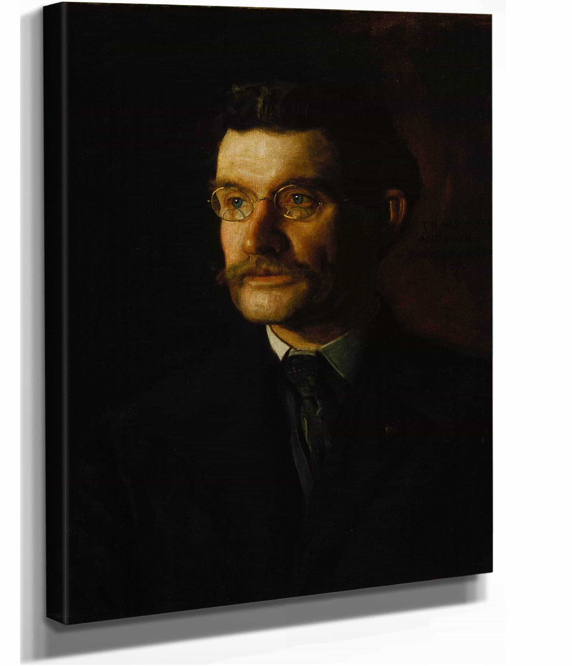 Portrait Of Thomas J Eagan by Thomas Eakins